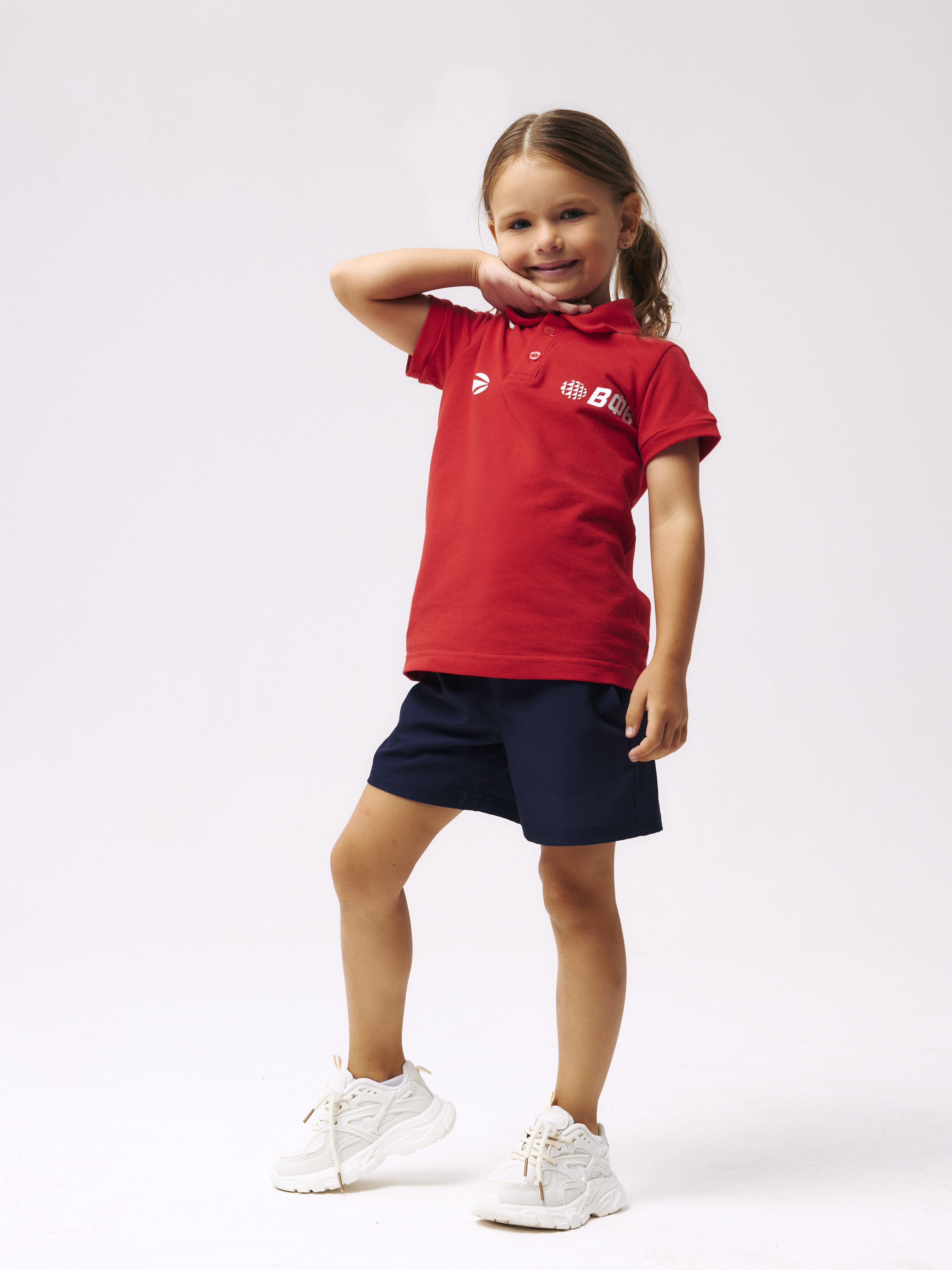 Поло для мальчика и девочки 158 (красный) Ch-178/пике