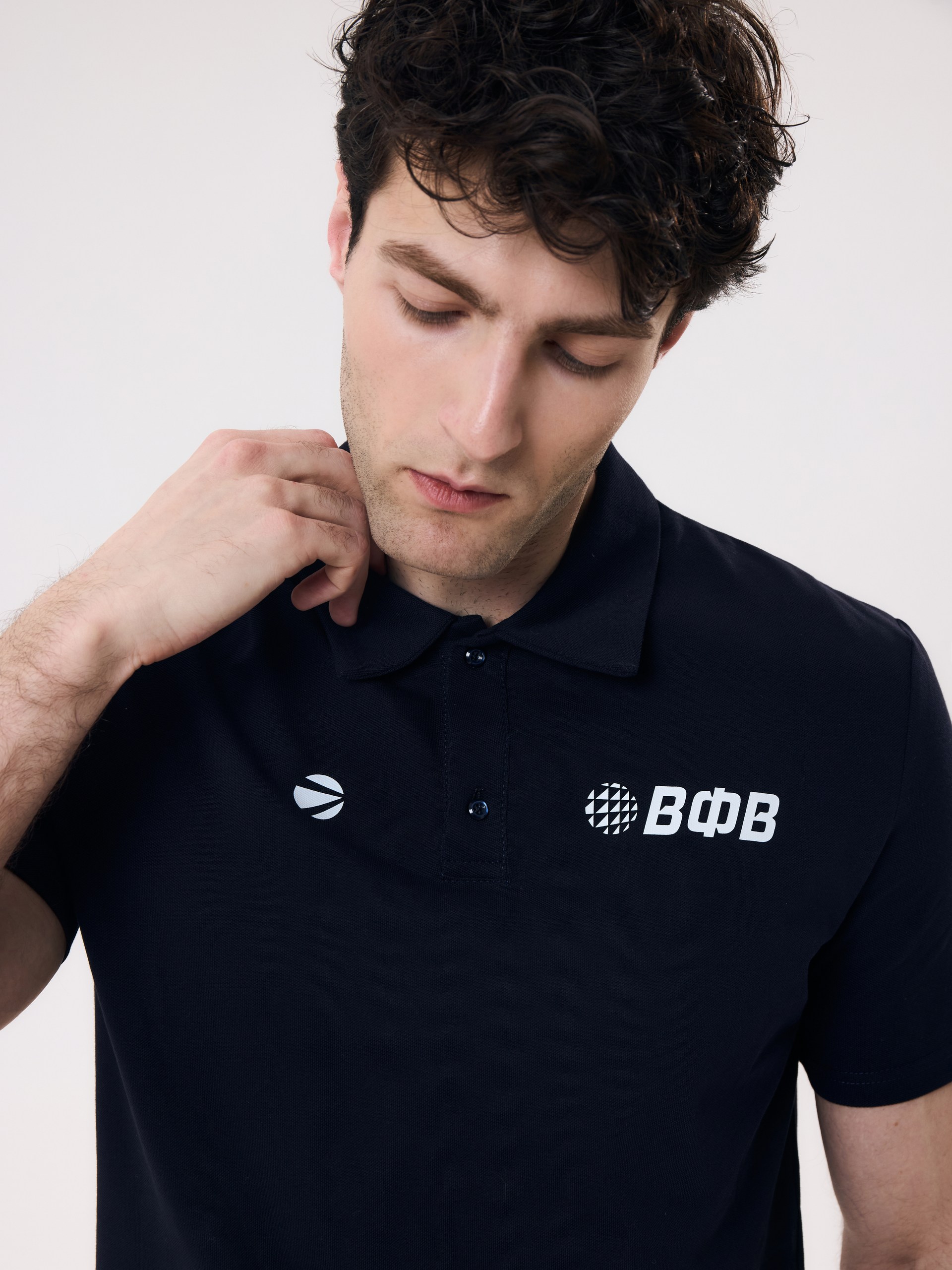 Поло мужское Волар XL (темно-синий) 178/п