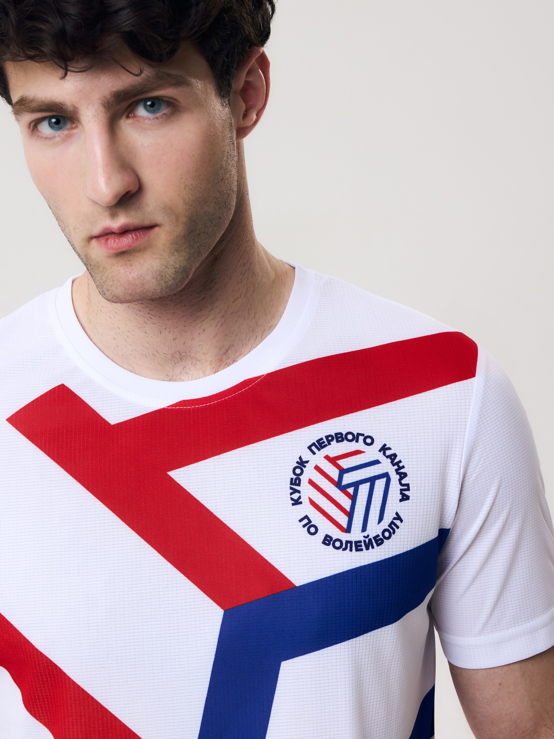 Футболка сувенирная "Кубок 1-го канала по волейболу"