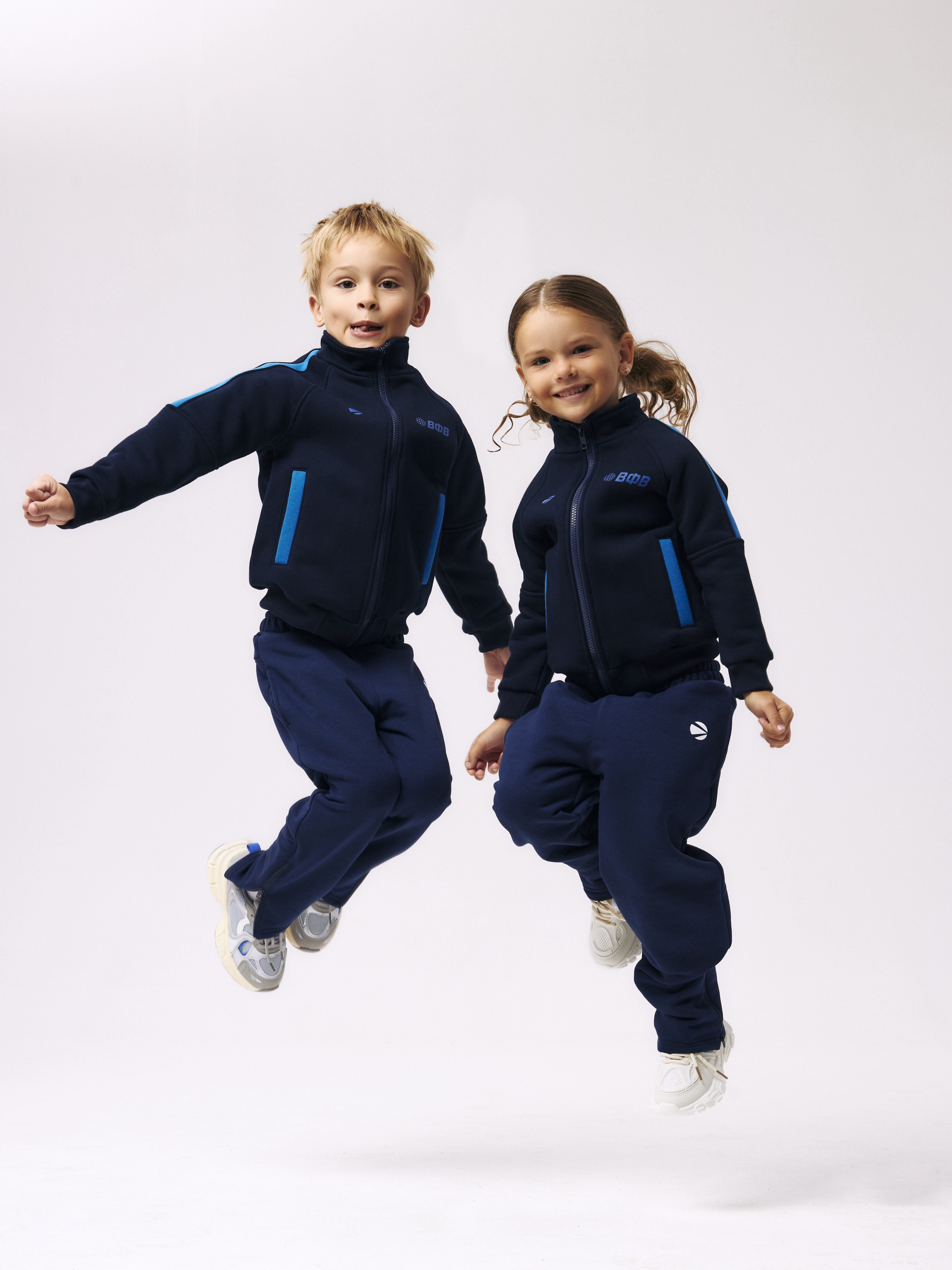 Толстовка с начесом на молнии для мальчика и девочки