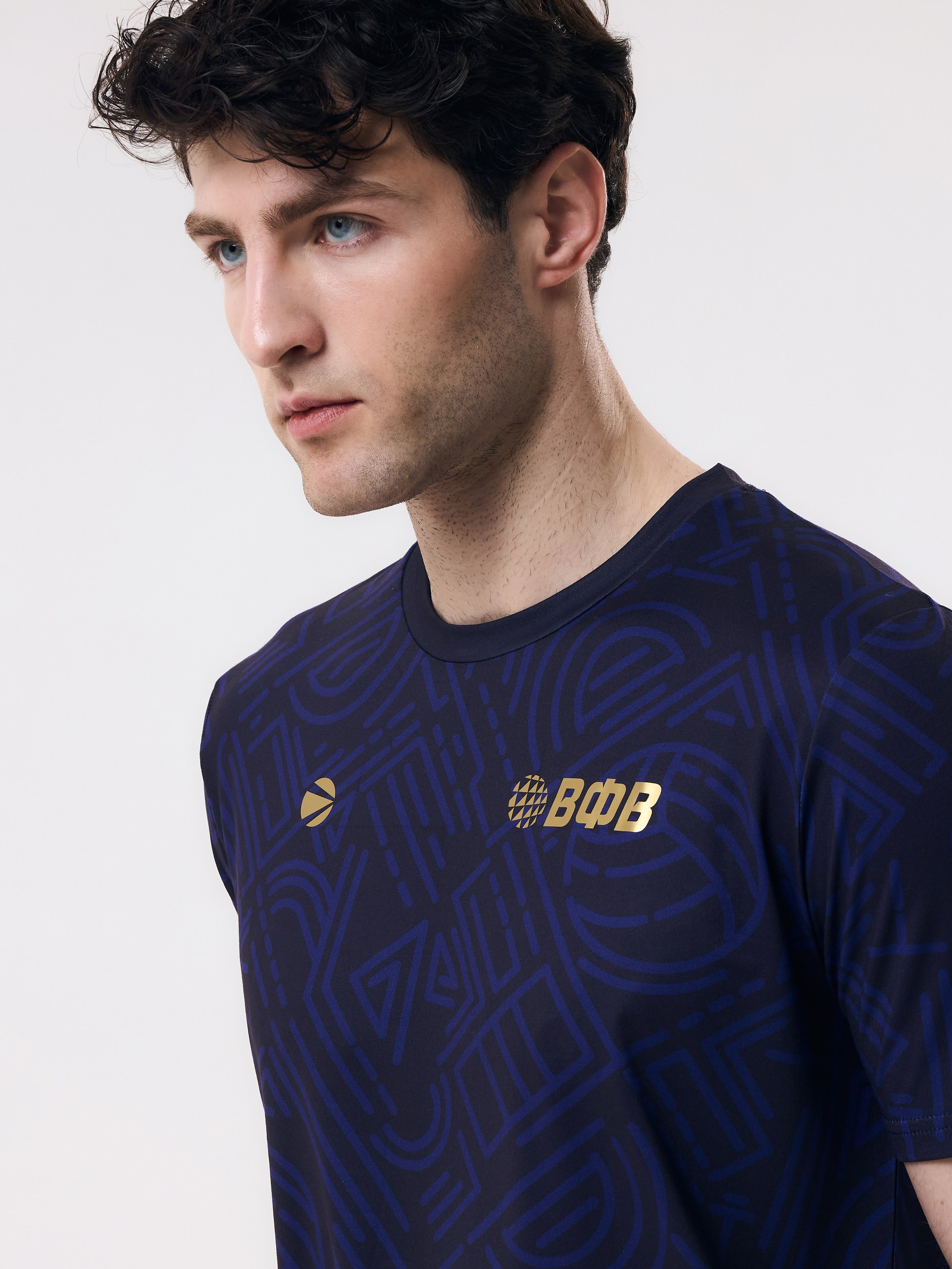 Футболка мужская Волар 5XL (тёмно-синий) арт. 101OS