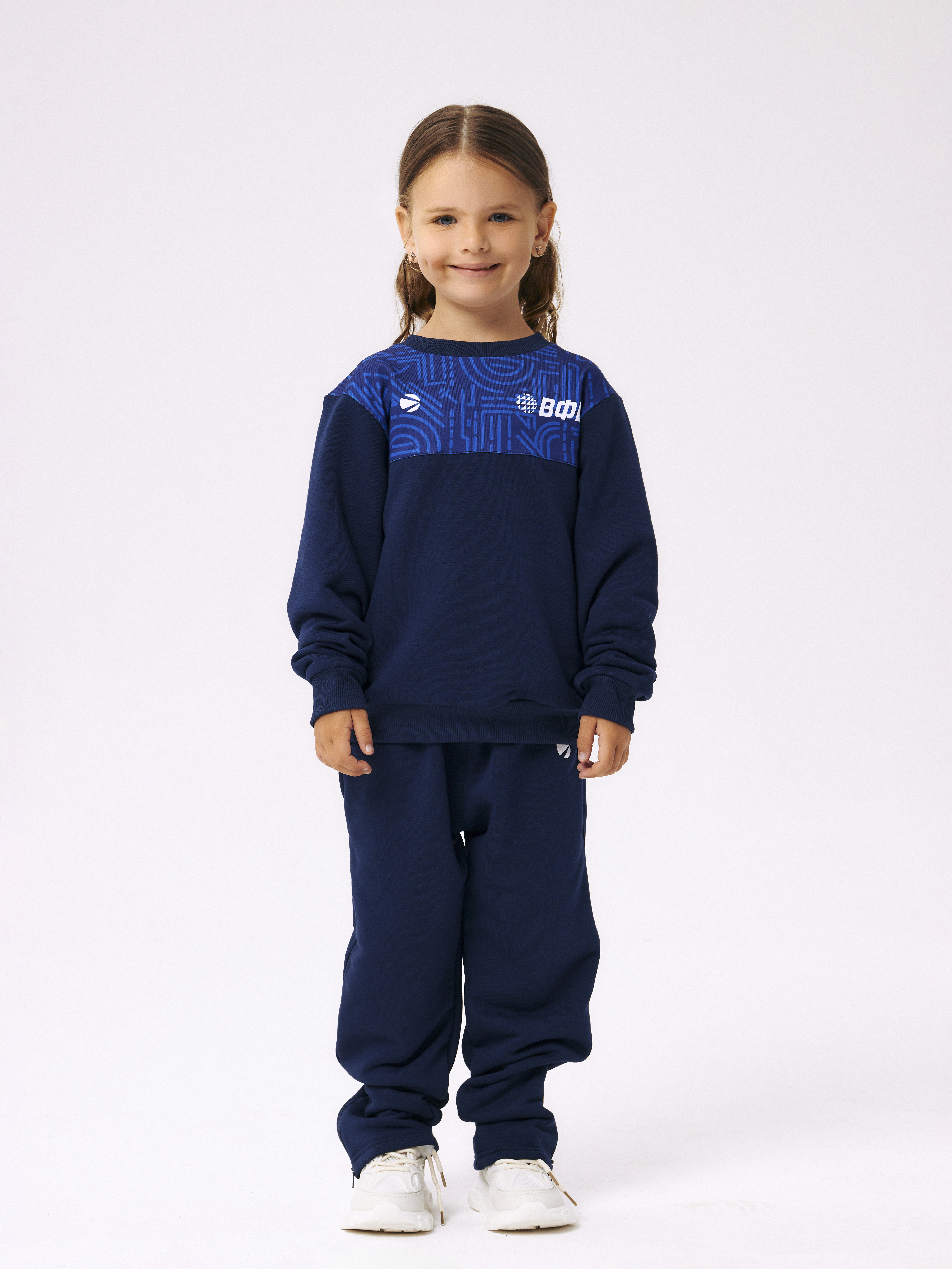 Свитшот для мальчика и девочки 158 (индиго) Ch-432