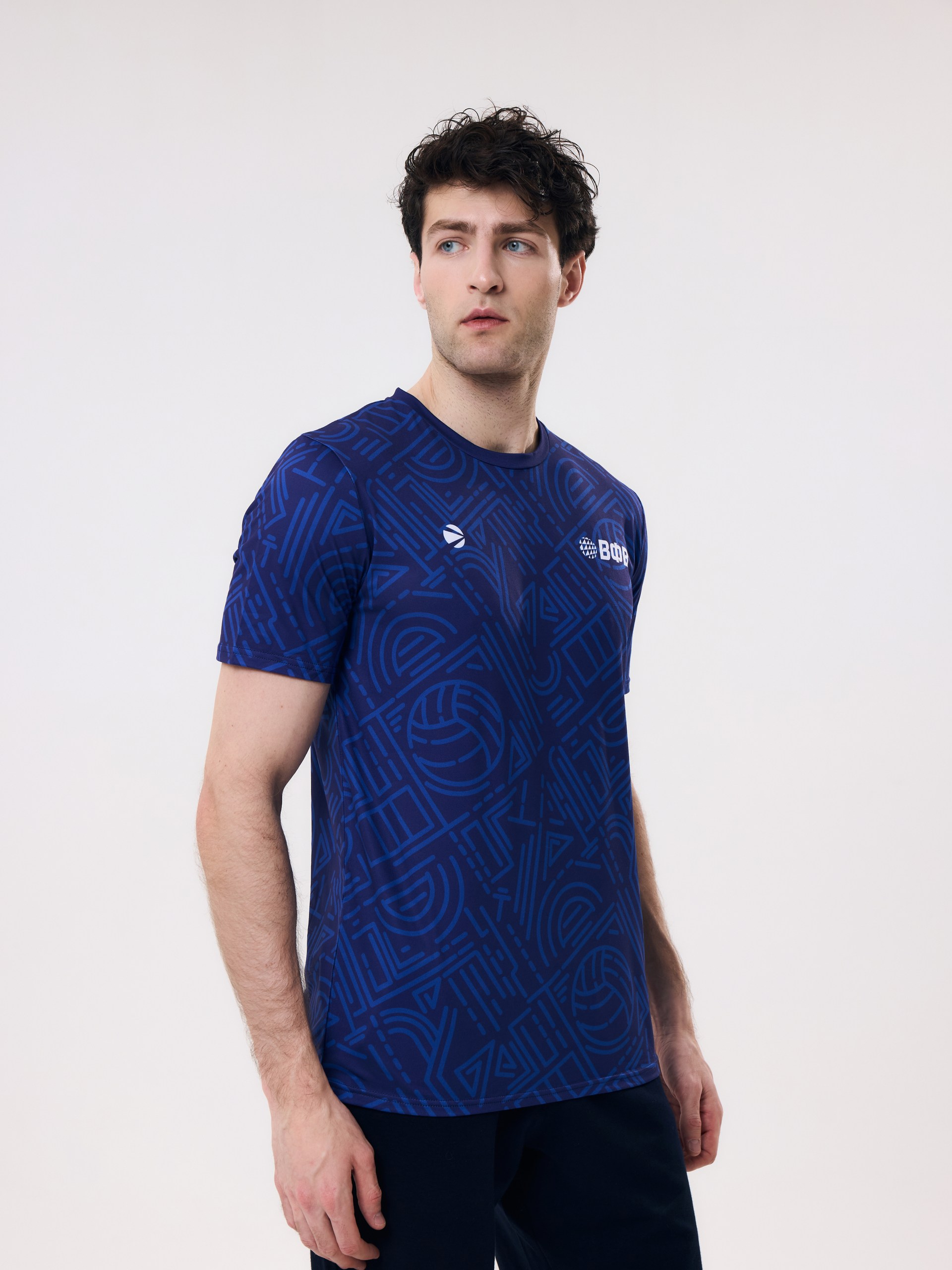 Футболка мужская Волар L (индиго) арт. 101OS