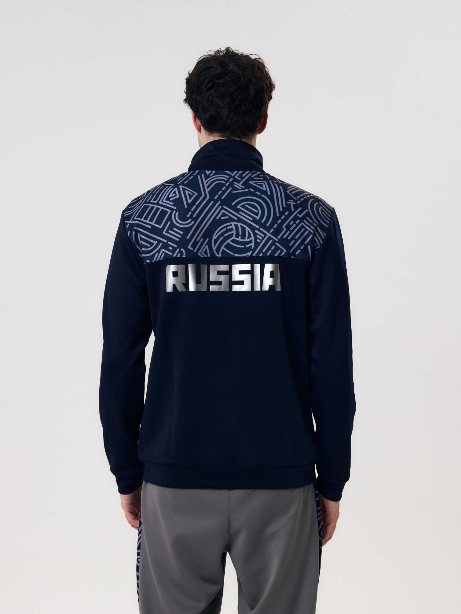 Толстовка на молнии мужская от парадного костюма