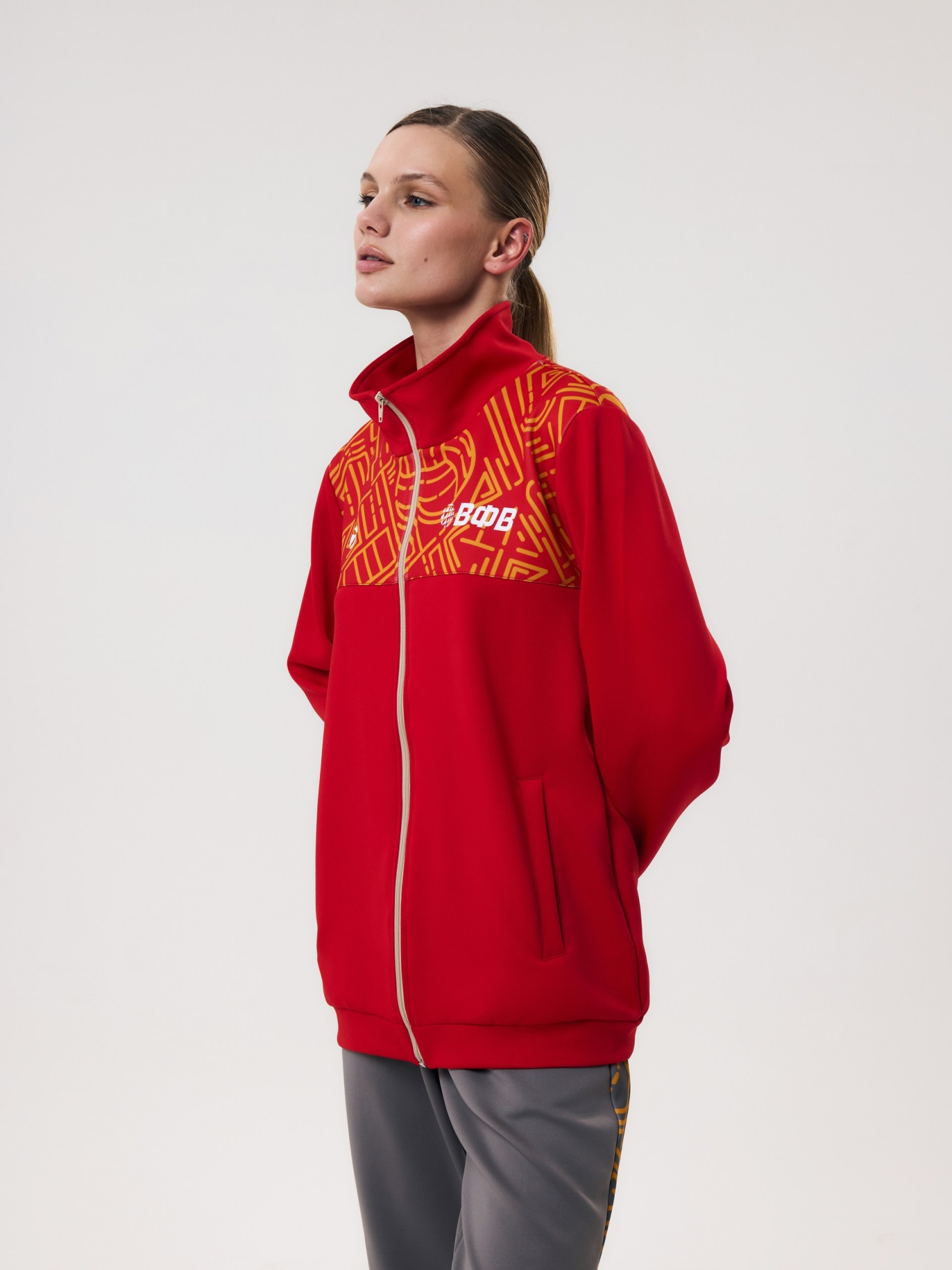 Толстовка на молнии женская от парадного костюма