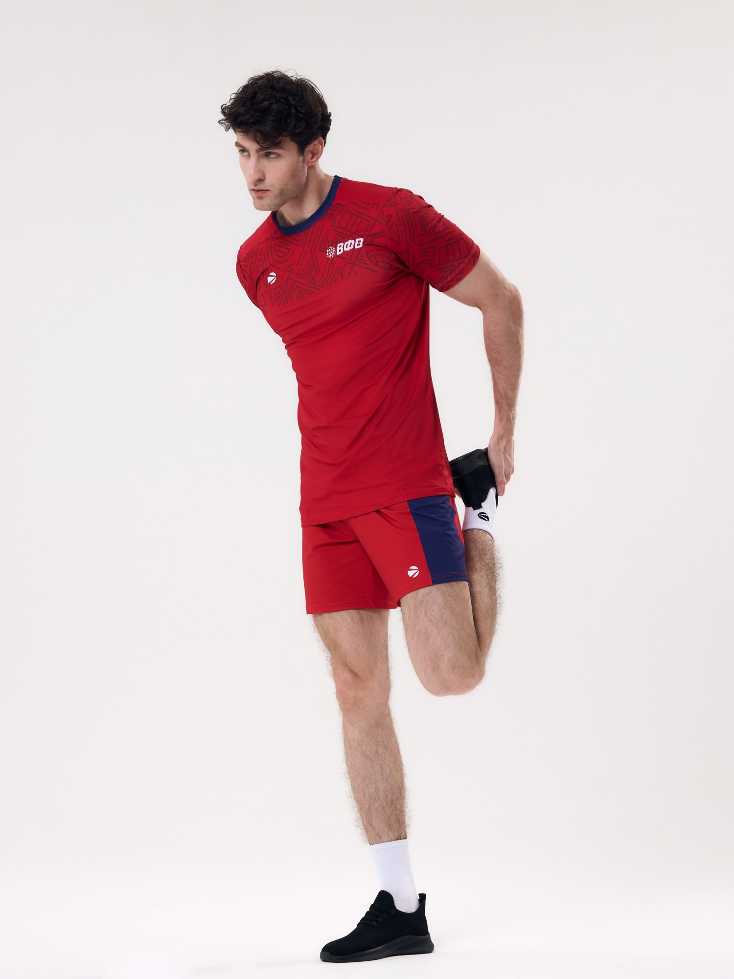 Шорты тренировочные мужские для классического волейбола 5XL (красный) V2M/24