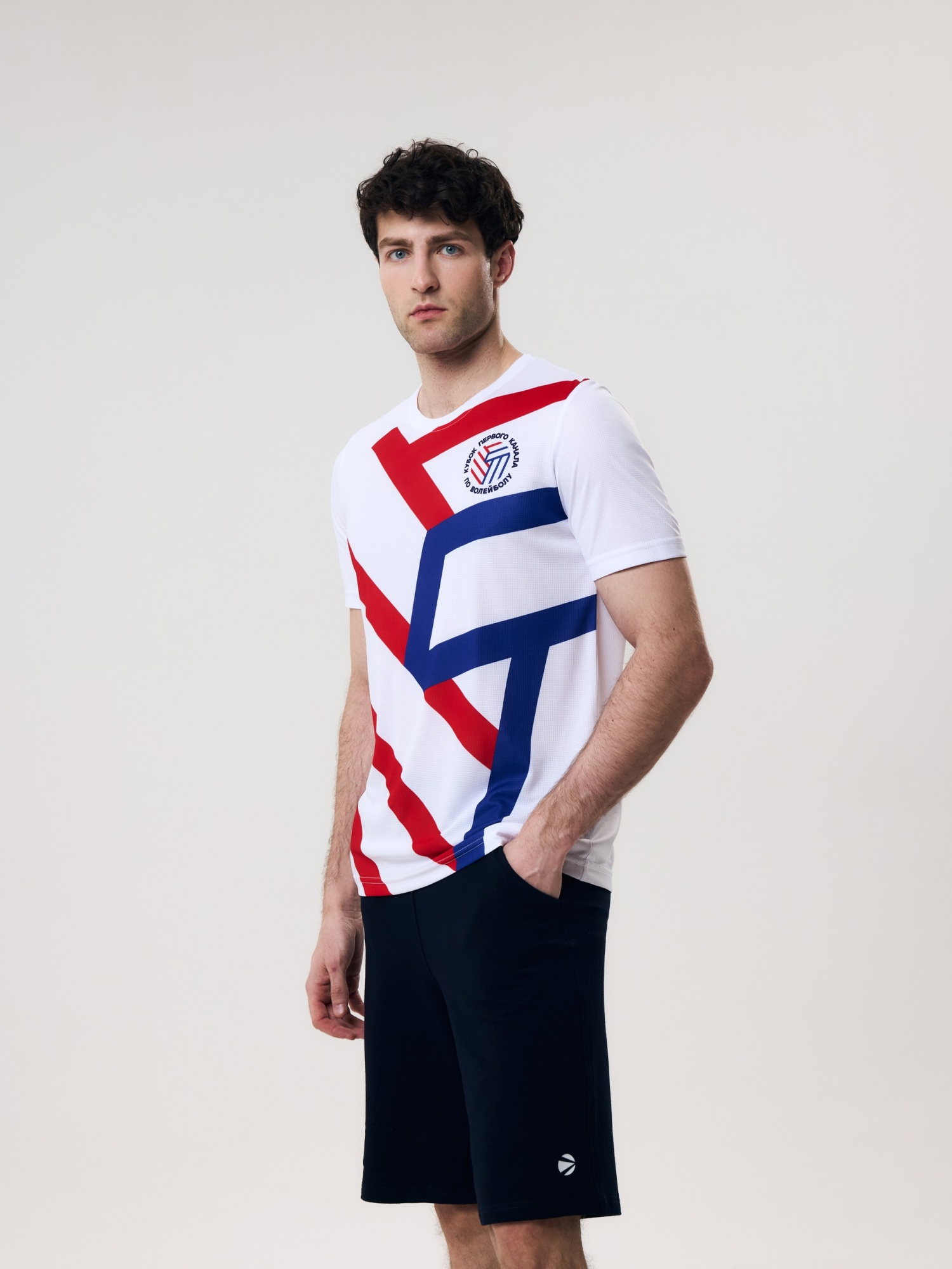 Футболка сувенирная "Кубок 1-го канала по волейболу"