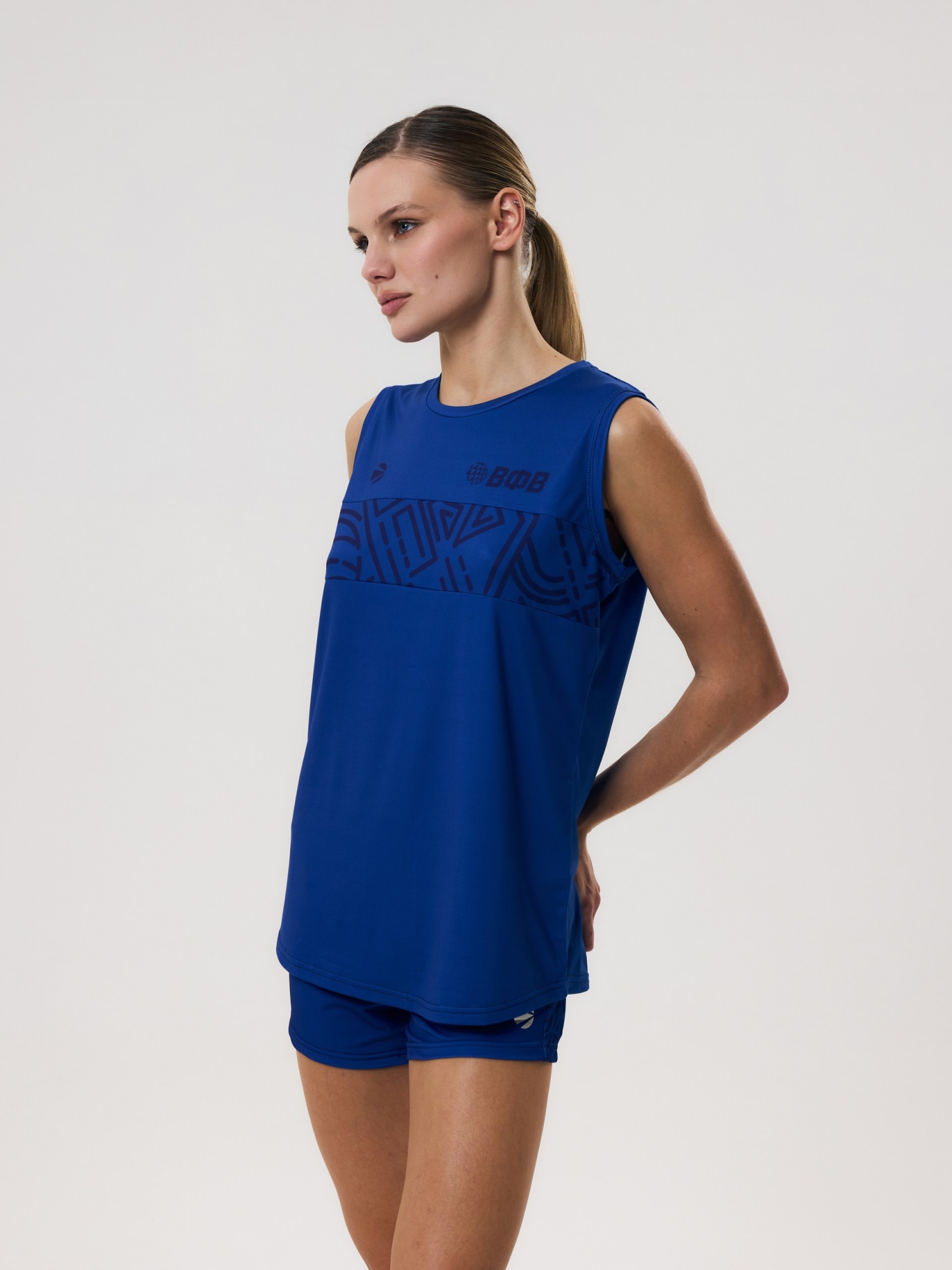 Майка тренировочная женская без рукава