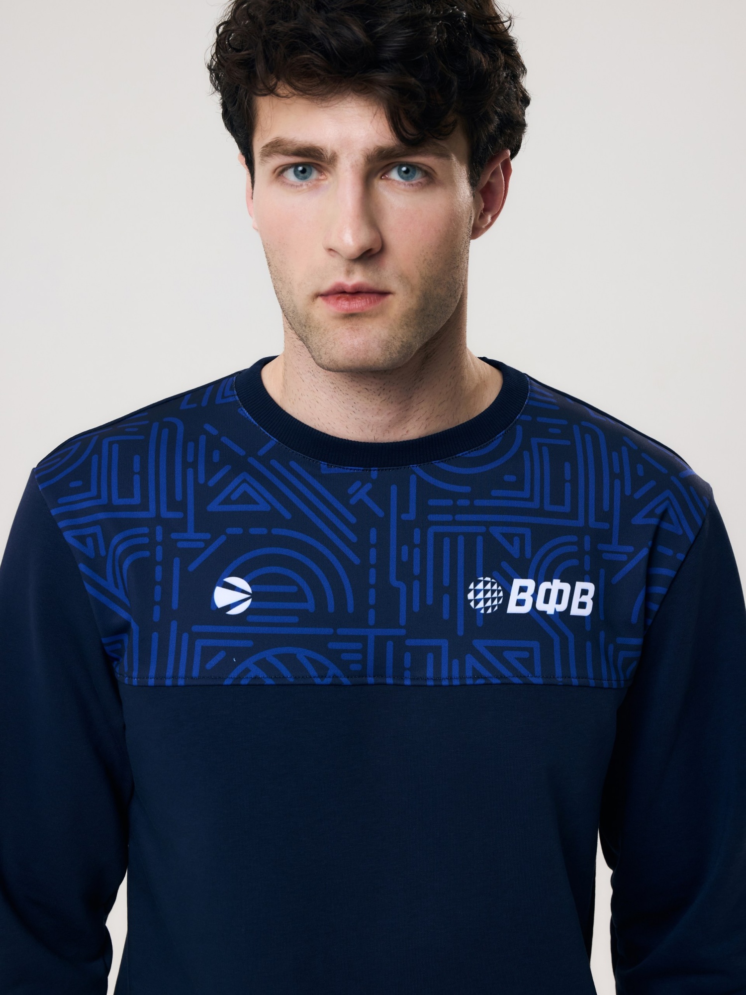 Свитшот мужской Волар 5XL (индиго) арт. 432 