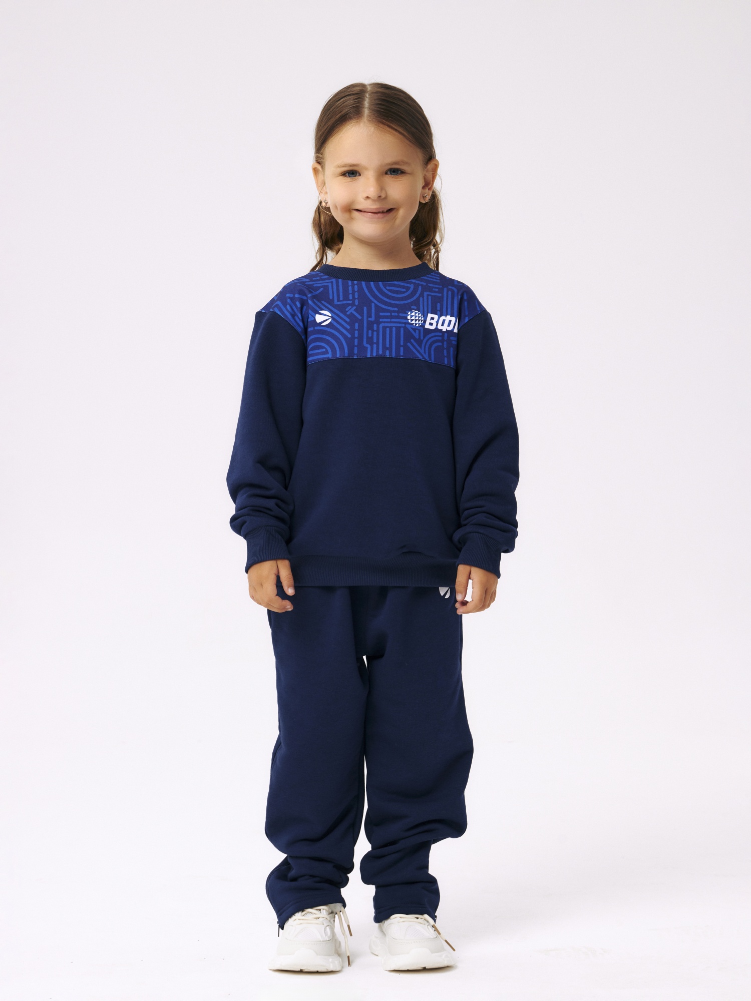 Брюки спортивные с молнией внизу для мальчика и девочки