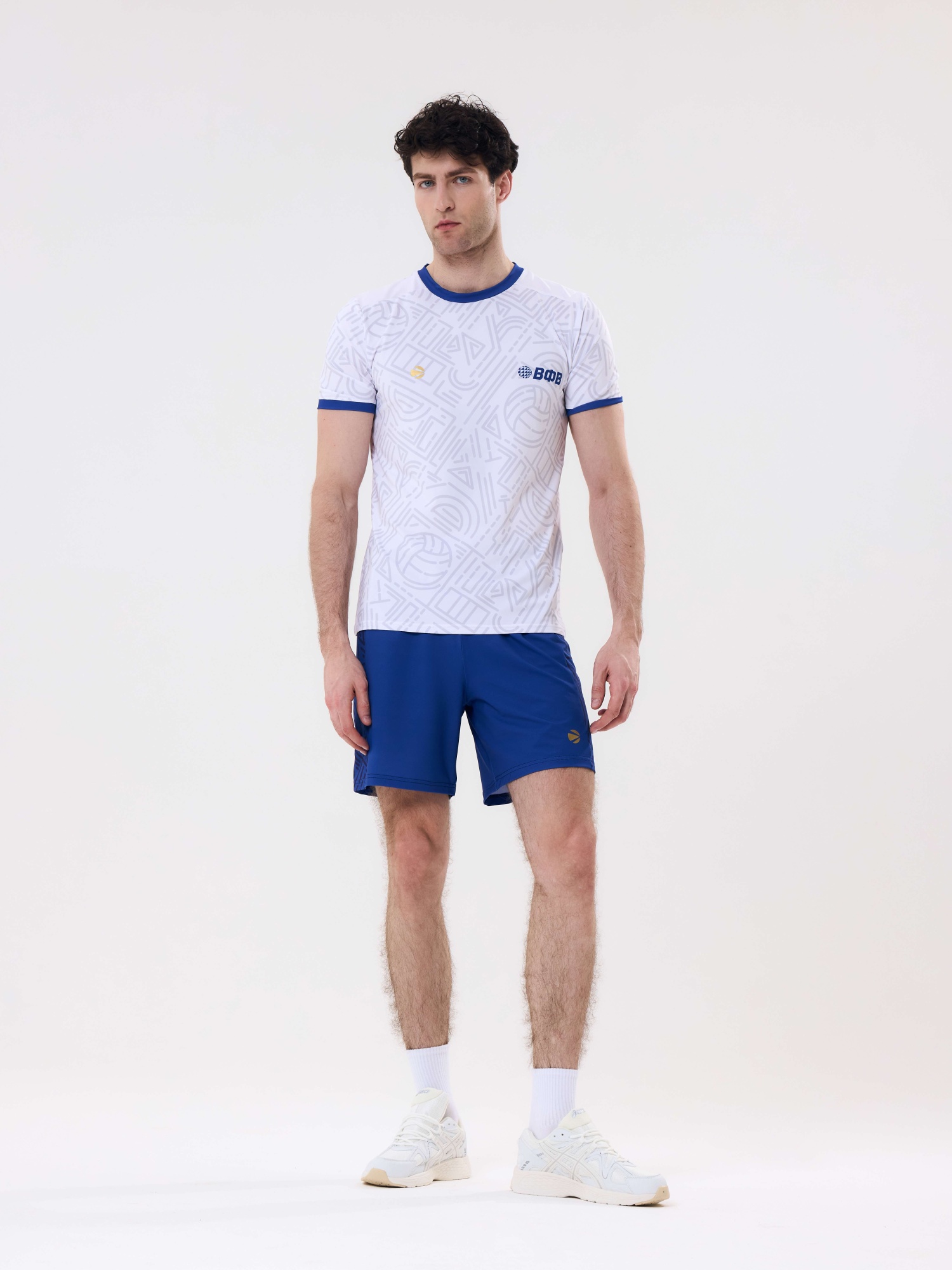 Футболка игровая мужская для классического волейбола Волар 5XL (белый) V102MO